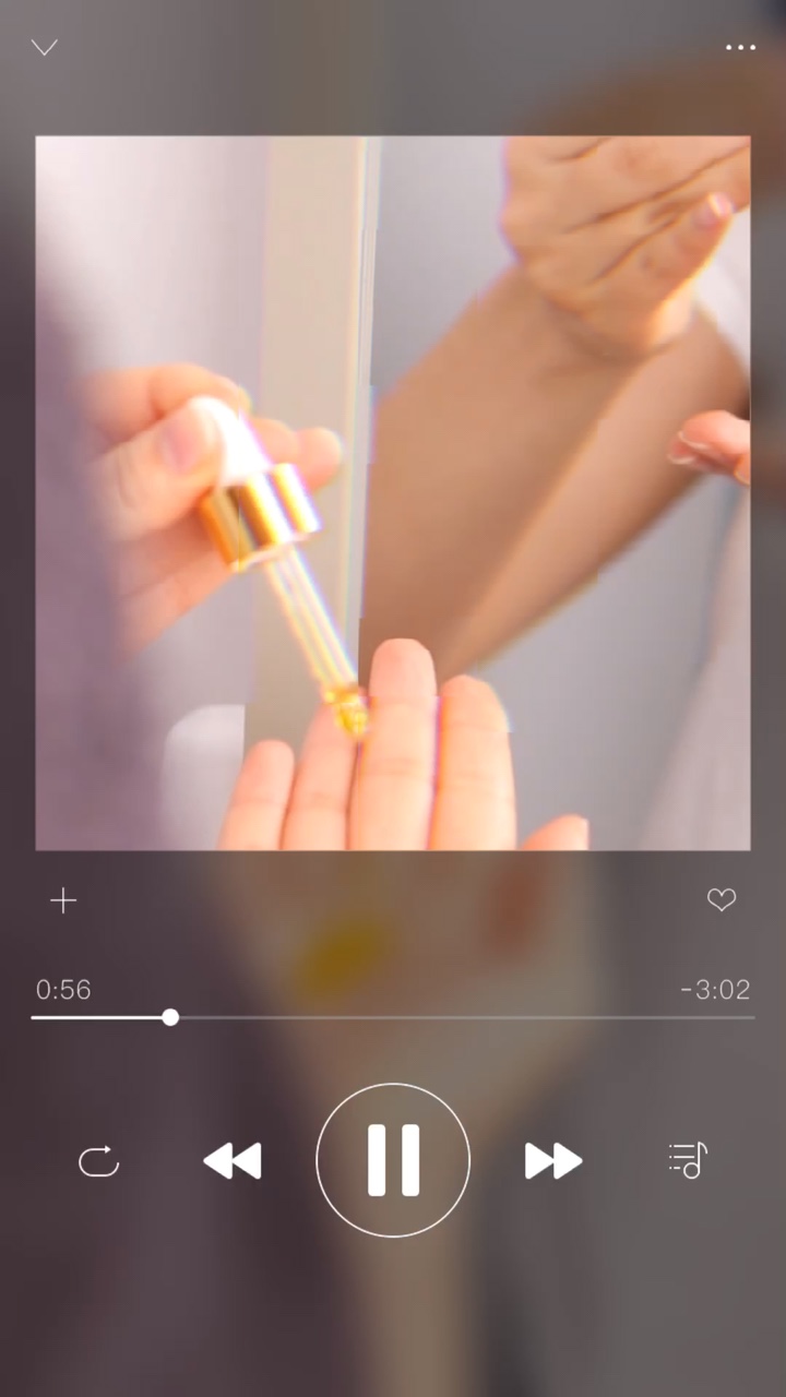 Exibição de produtos de beleza para a pele Estilo Tiktok