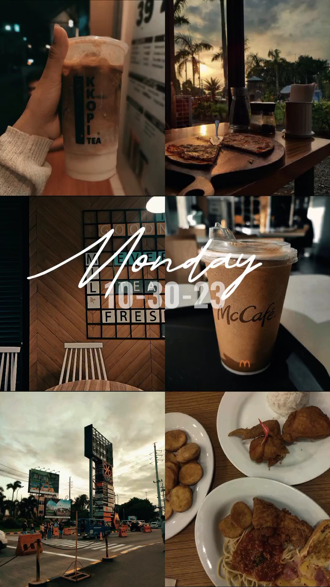 6 pics collage story