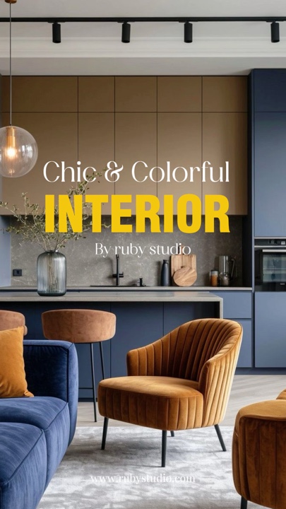 Interior colorido 