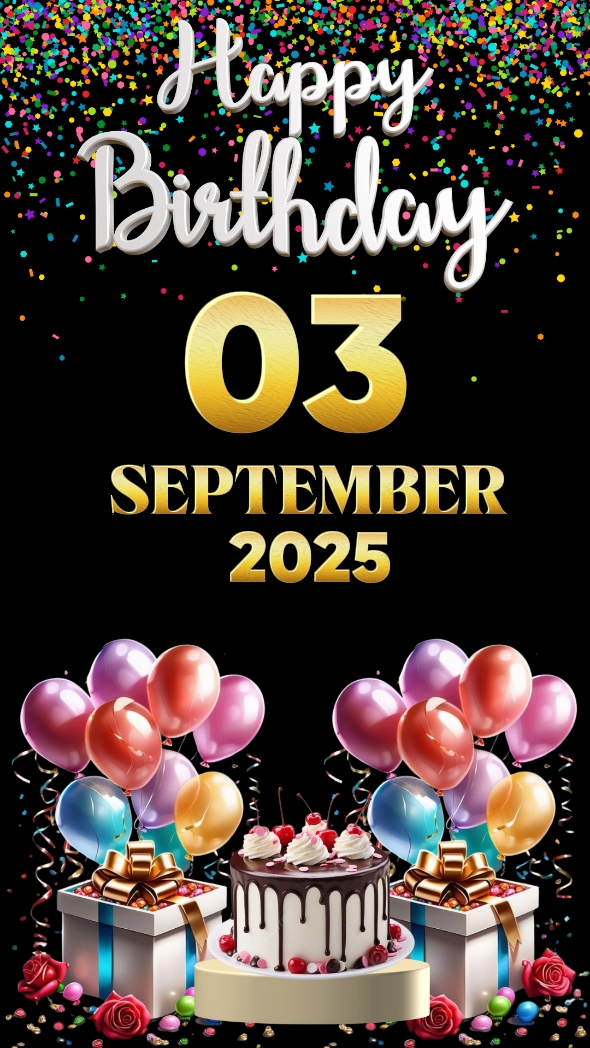 ANNIVERSAIRE 3 SEPTEMBRE