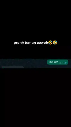 prank teman cowo