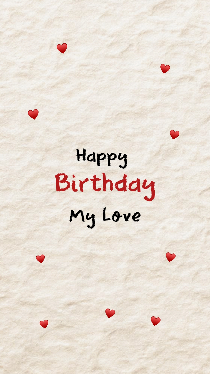 Selamat ulang tahun cinta