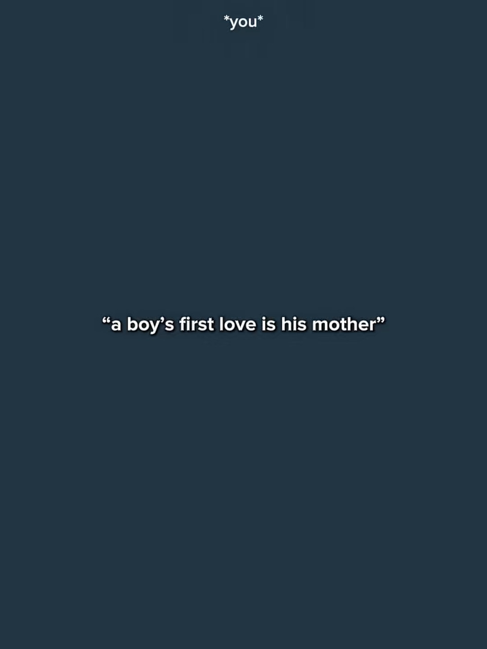 Sobre el primer amor