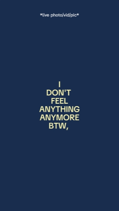 Idontfeelanything