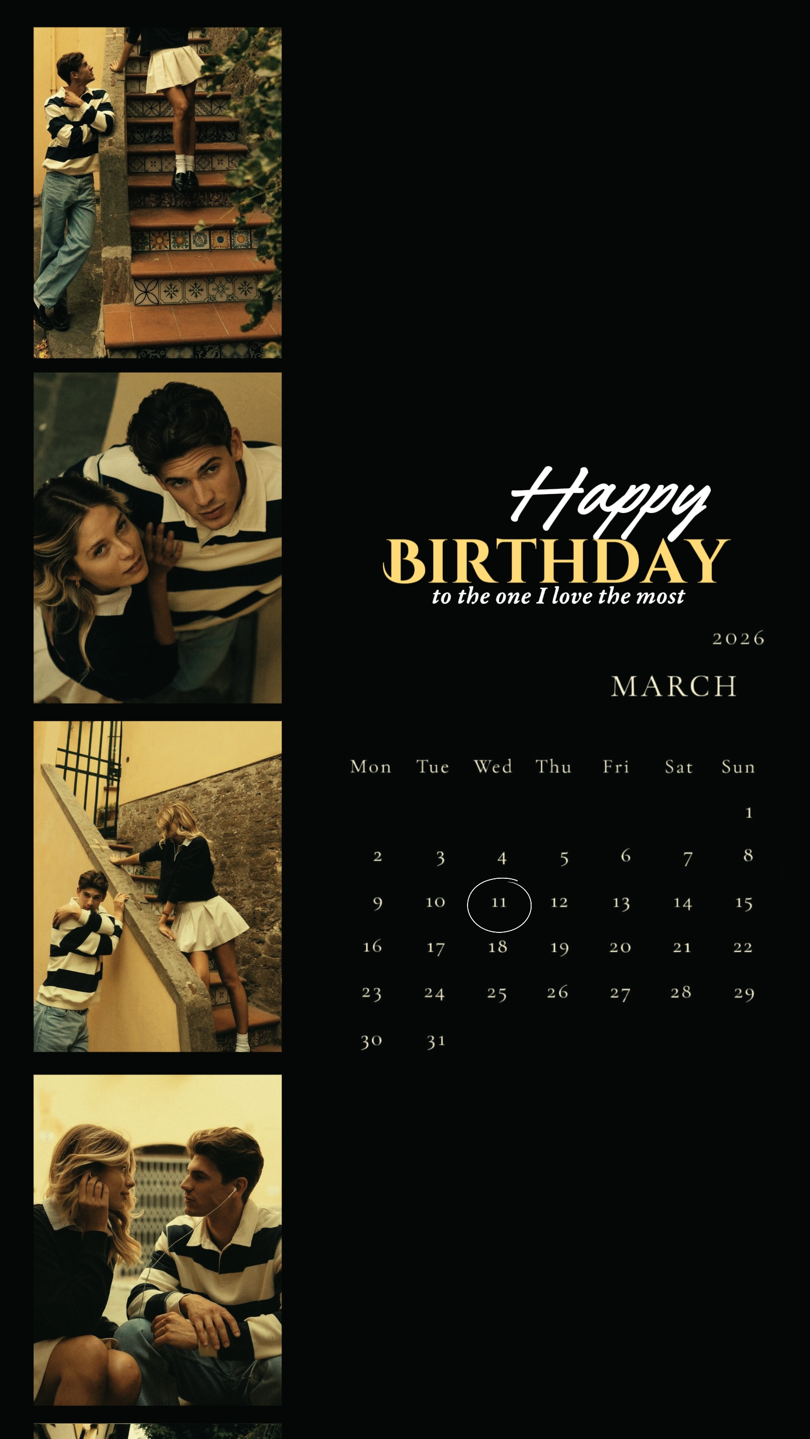 B'DAY 11 MARCH 