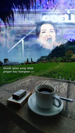 gelas yang retak