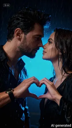 Rain photoshoot