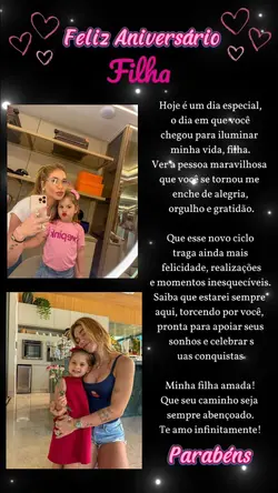 aniversário filha 