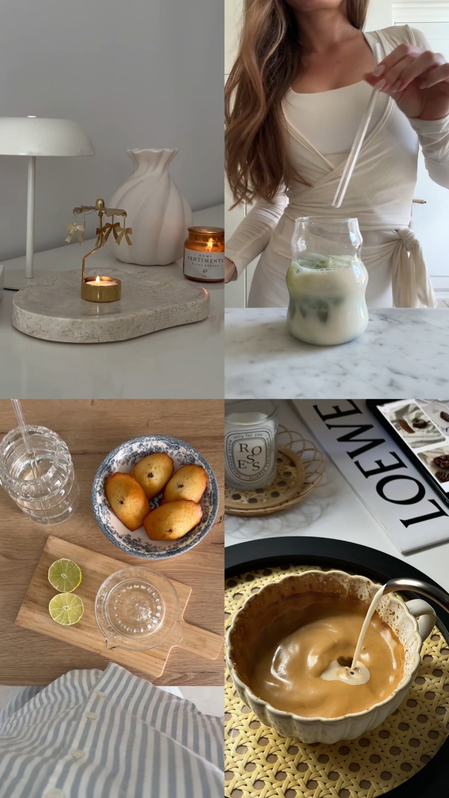 4 grid videos