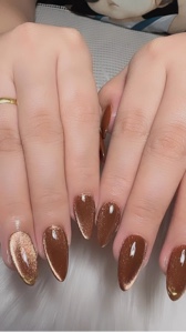 Nail Art Cat eye