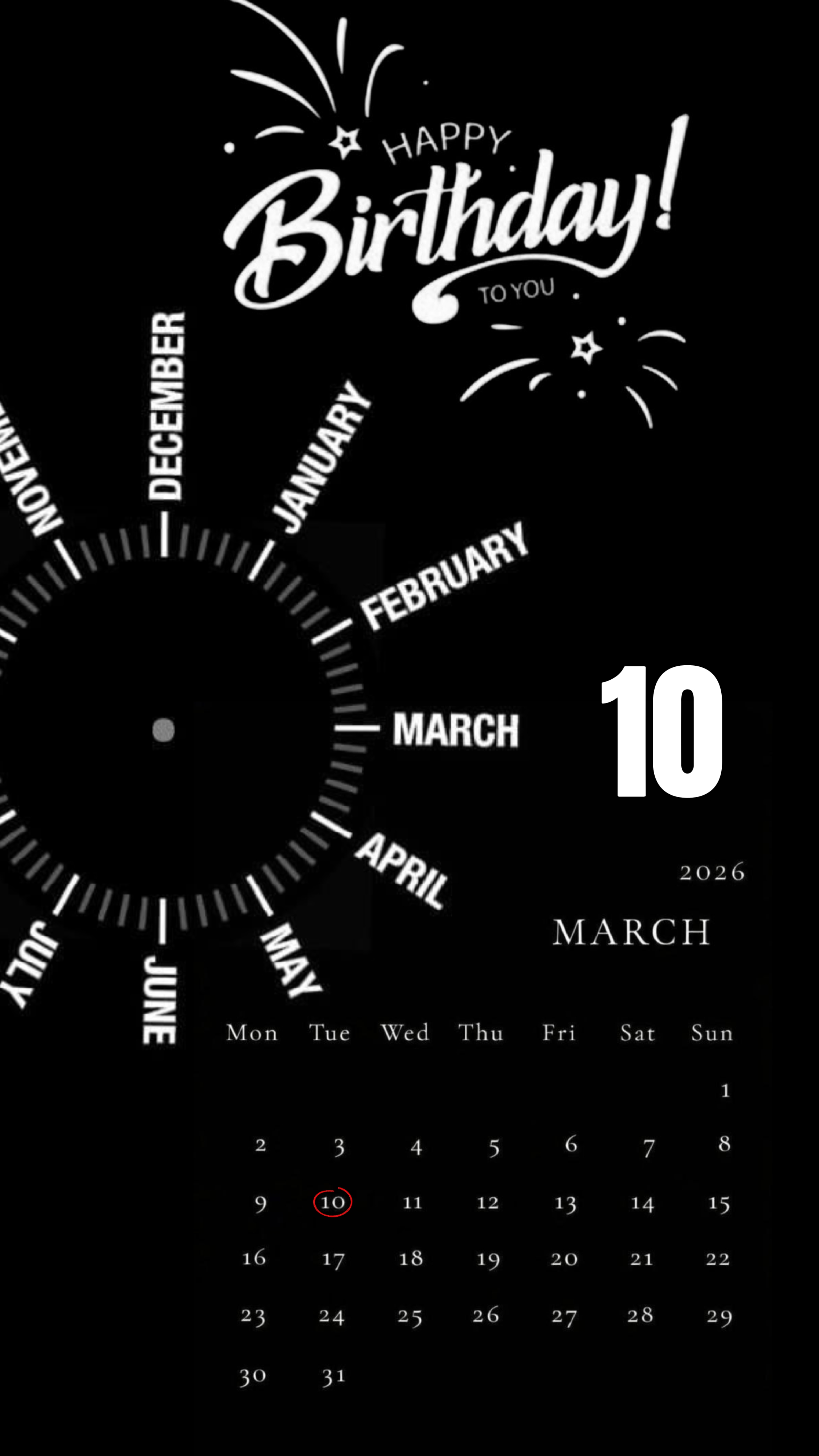 Selamat ulang tahun 10 MARET