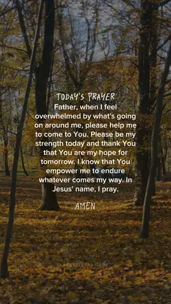 Today's Prayer