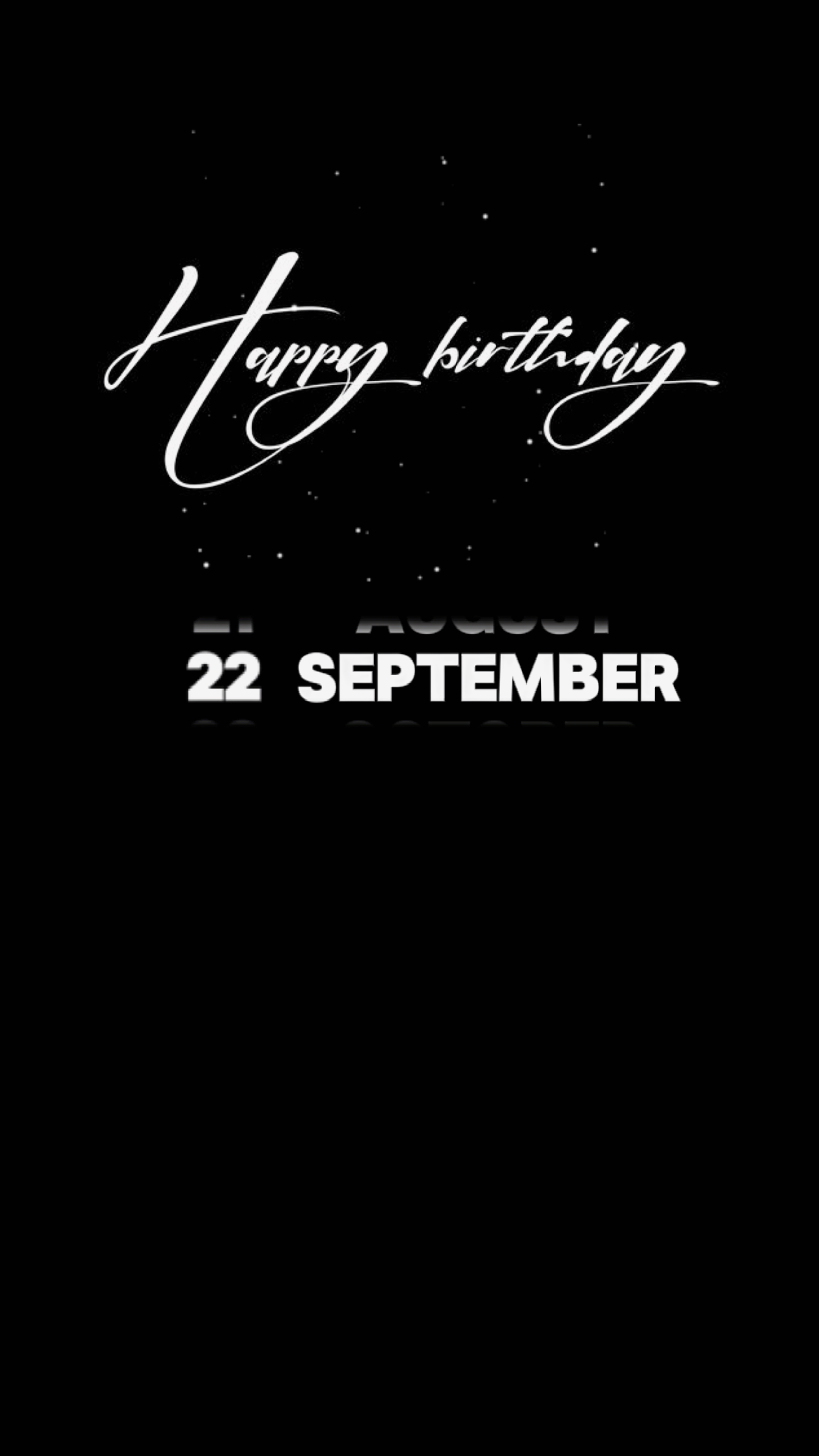 HBD 22 September