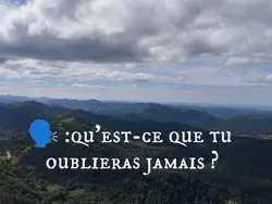 J'oublierai jamais..