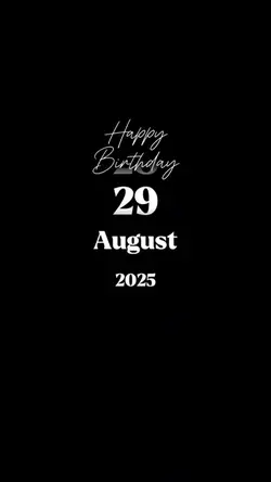 Hbd 29 august 2025