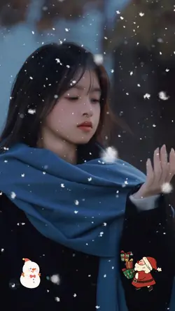 Mẫu Noel Tuyết rơi 