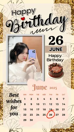 HBD 26 JUNE 2025