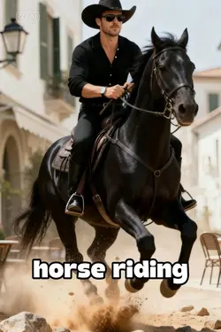 horse riding