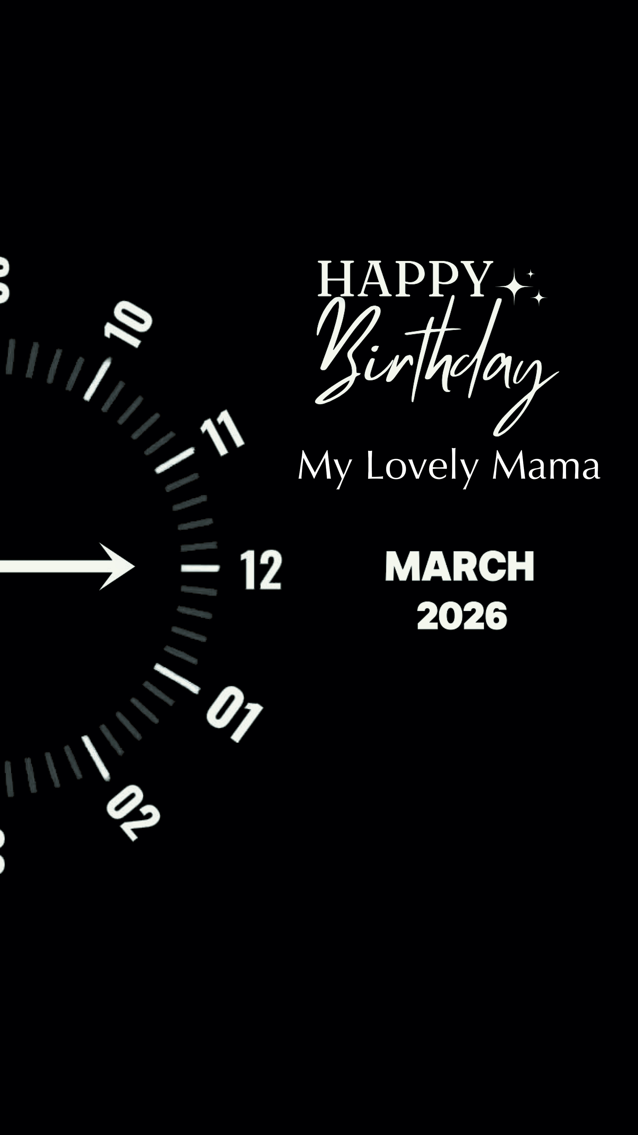 HBD MAMA 12 MART