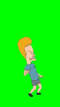 Beavis is a ghost 
