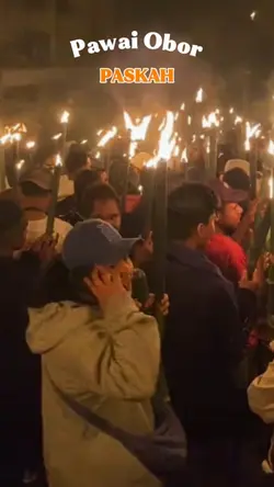Pawai obor Paskah 