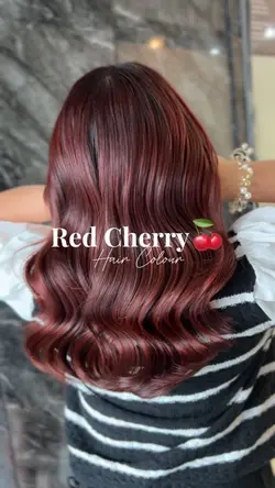 Red cherry hair 