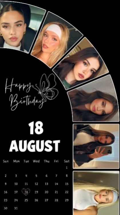 BIRTHDAY 18 AUGUST 