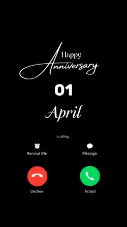 ANNIV APRIL 1 CALL