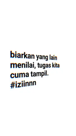 tugas kita cuma 