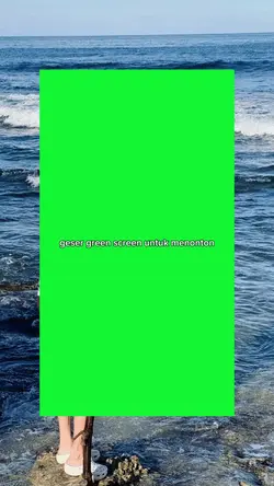 green screen geser 