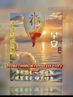 早安 我的朋友