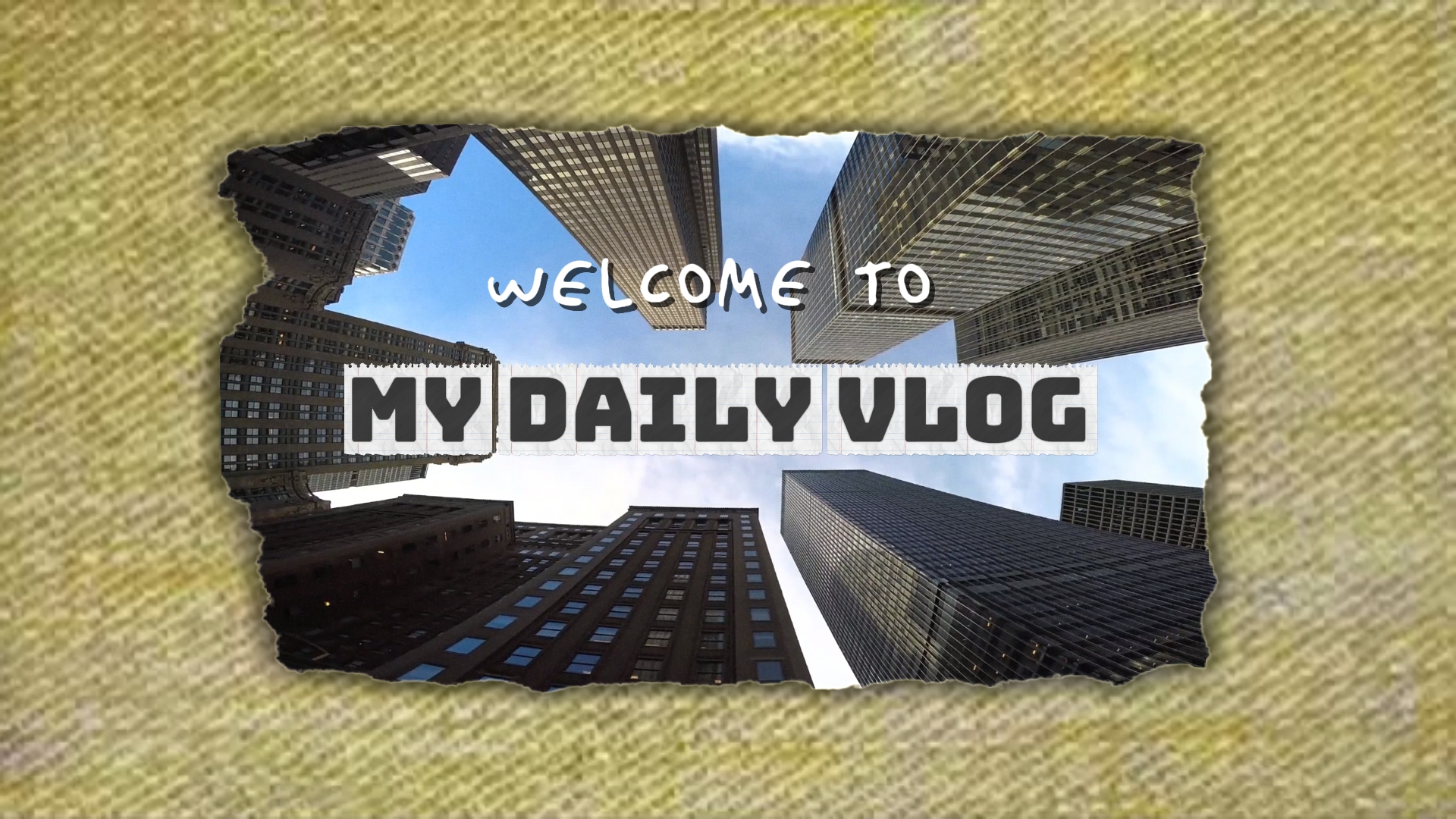 vlog intro 