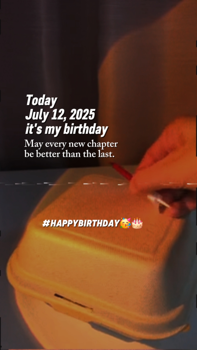 12 Juli 2025 ulang tahunku