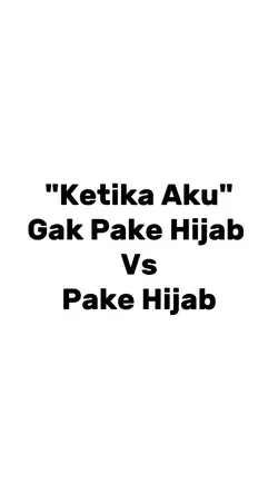 Gak pake hijab x pke
