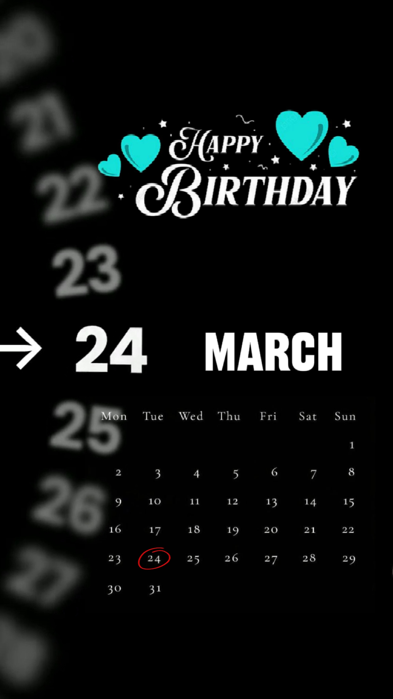HBD 24 DE MARÇO 