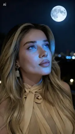 Side-face portrait