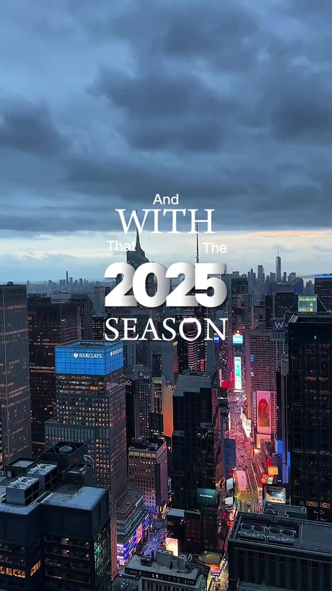 2025 season