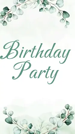BIRTHDAY INVITATION 