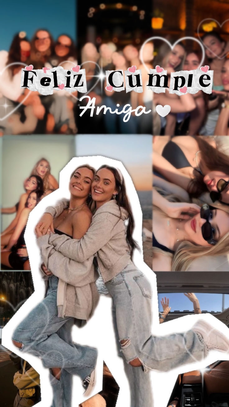Feliz cumple amiga