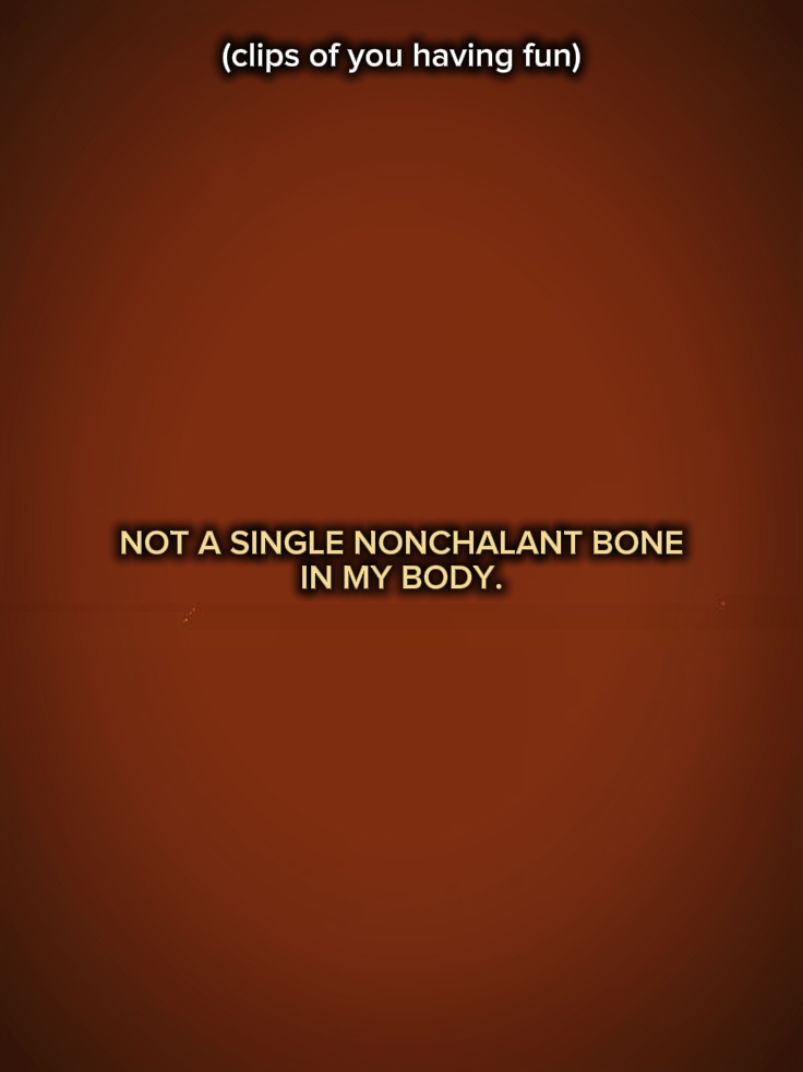 nonchalant 