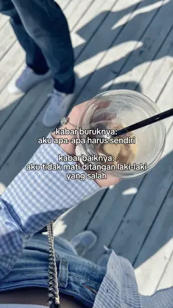 apa" harus sendiri 