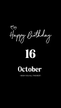 birthday 16 october 