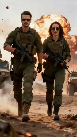 Ai Military Couple 