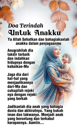 Doa Untuk Anakku