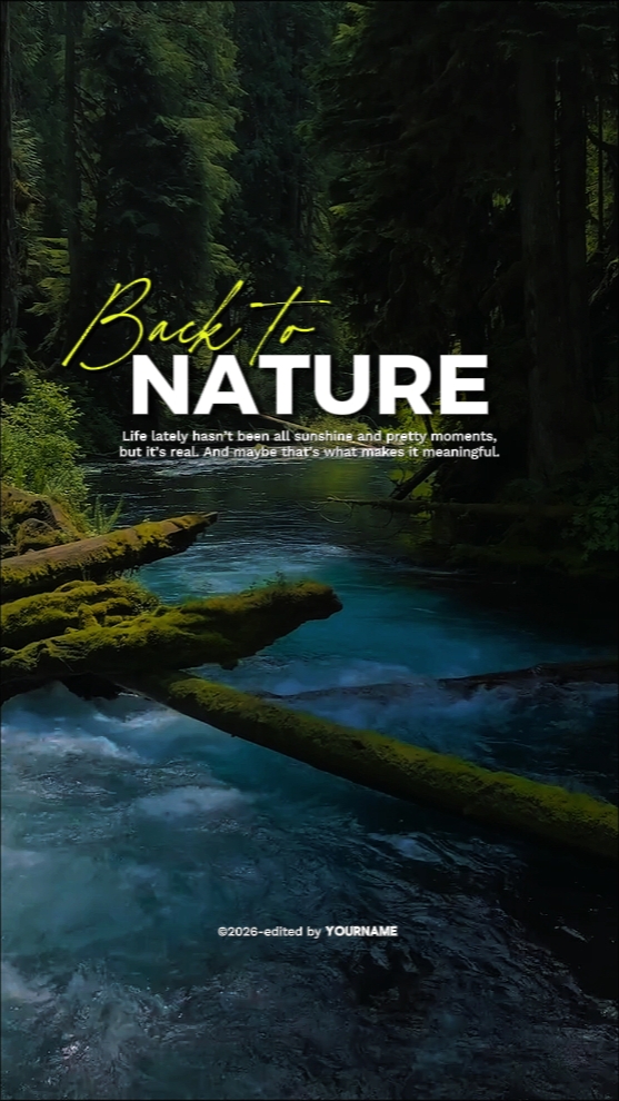 back to nature