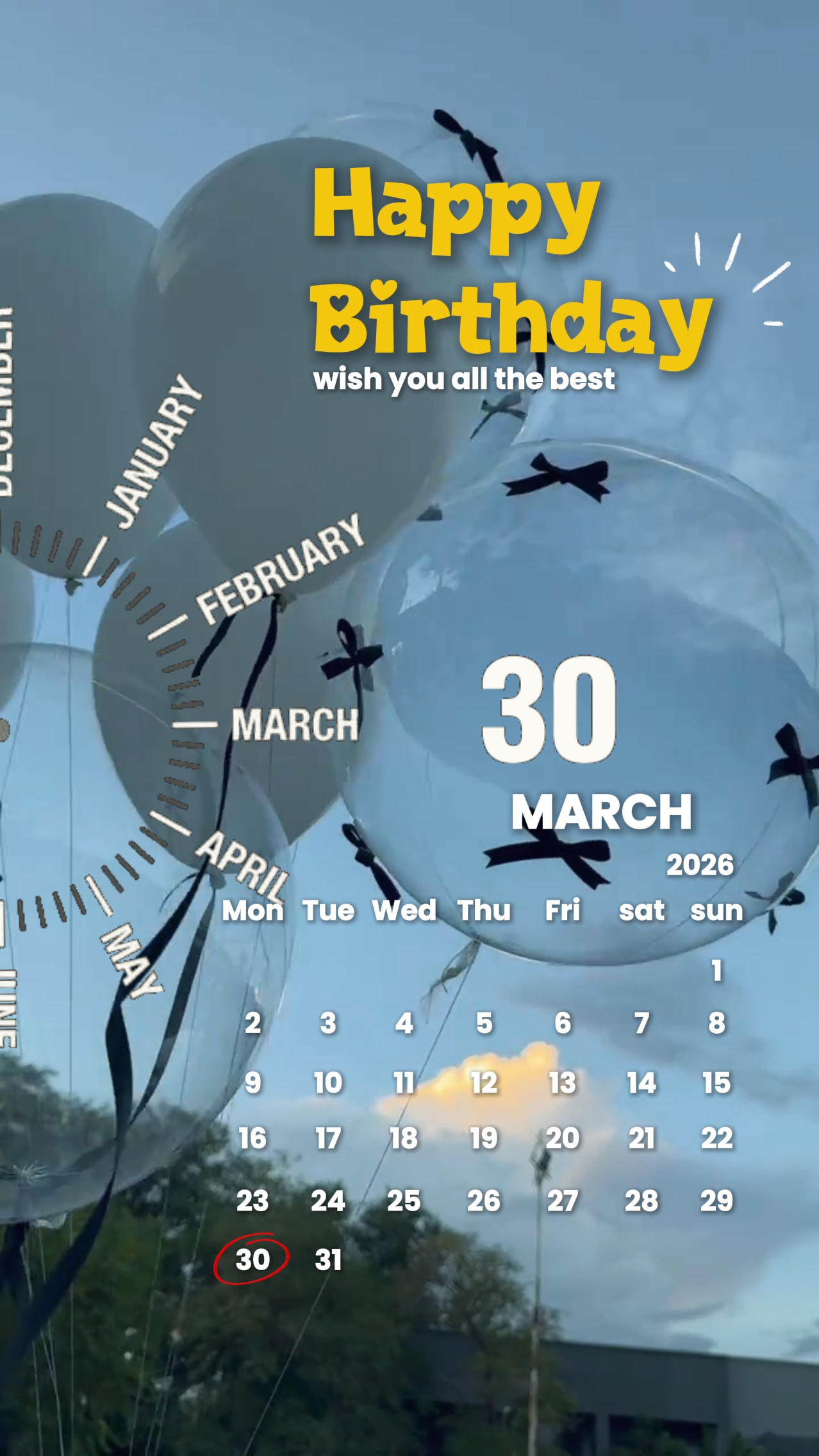 HBD 30 MARS 