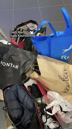 halb Kaufsüchtig