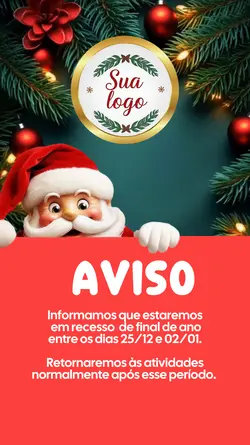 Aviso de Natal