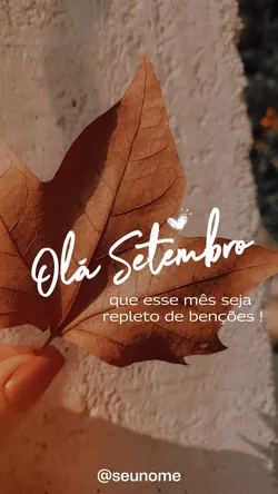 BEM VINDO SETEMBRO