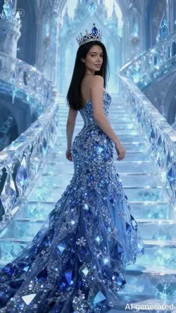 Blue Diamond Dress 